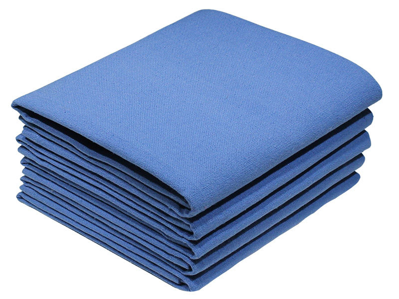 Multipurpose, Easy Fit, Absorbent Kitchen Towel - Design 2046 - 050x070cms - (05 Pc Pack) - Plain - Victoria Blue