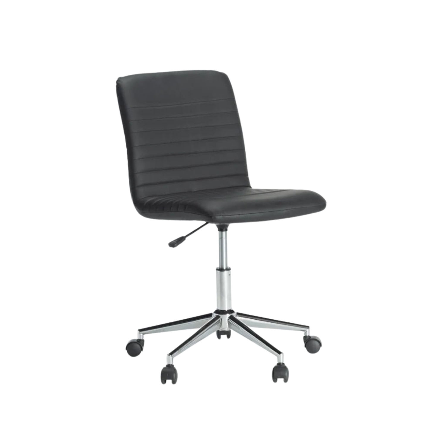 Midback Ergonomic Office Chair with Adjustable Height - Black