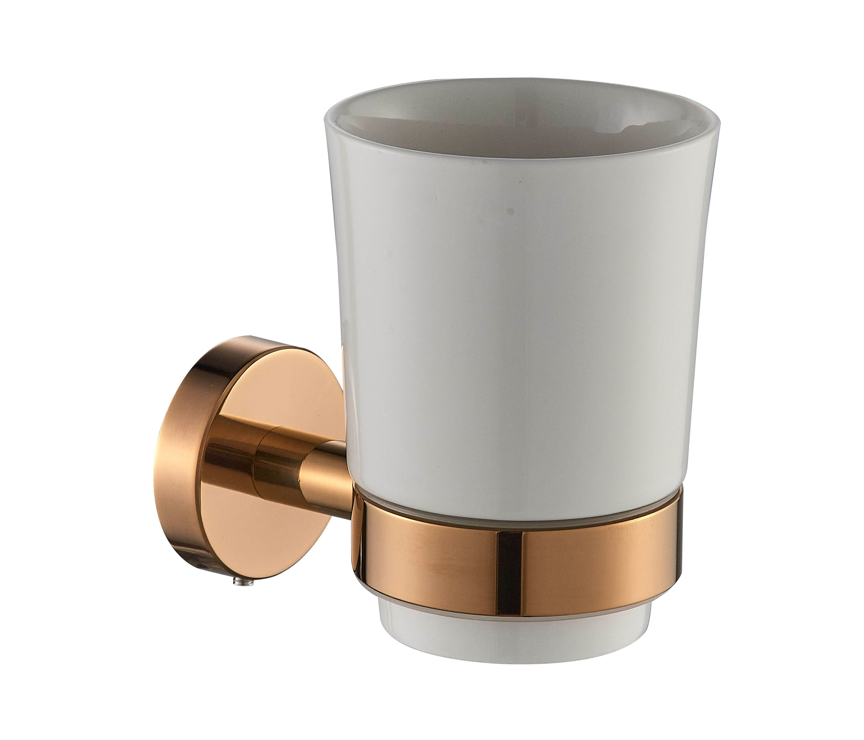 MILAN ROSE GOLD TUMBLER HOLDER