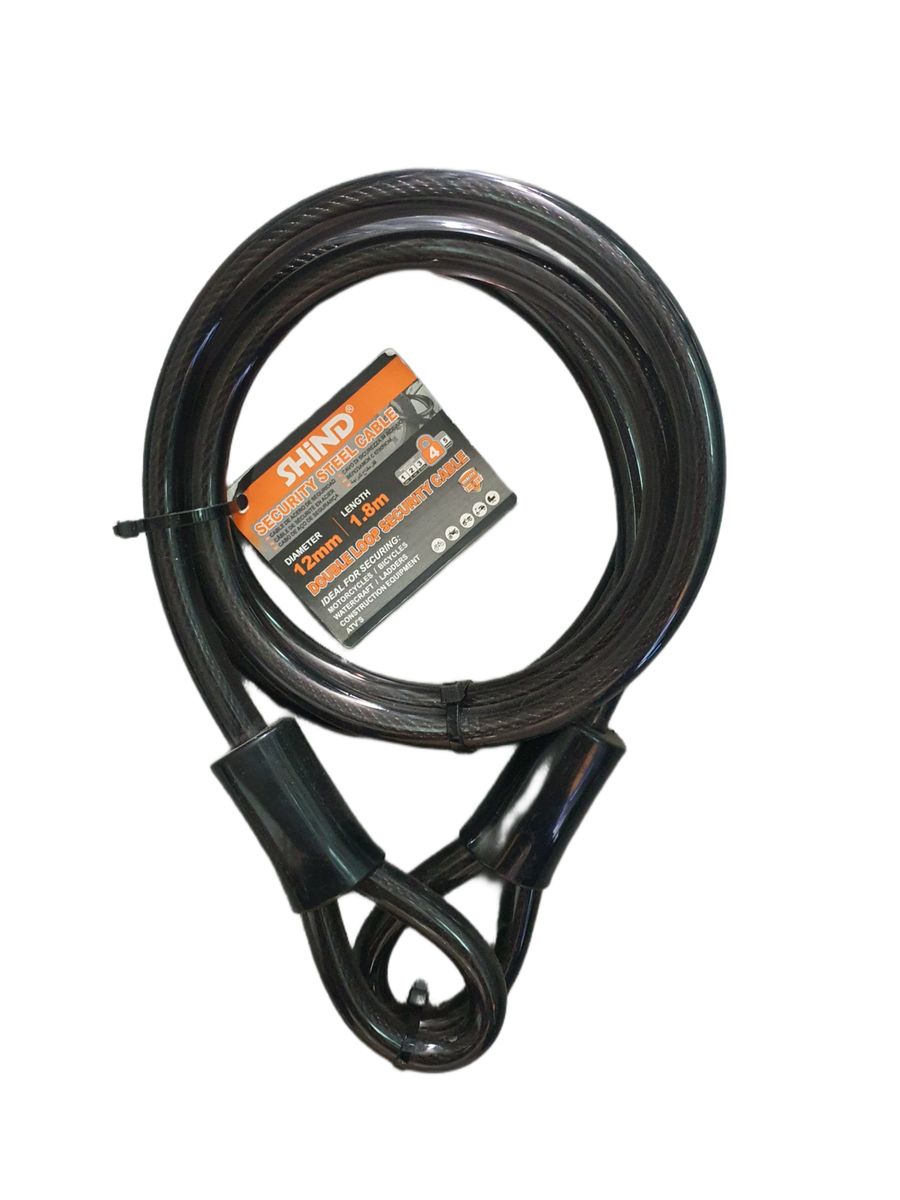 Shind Security Steel Cable - 12mm x 1.8m