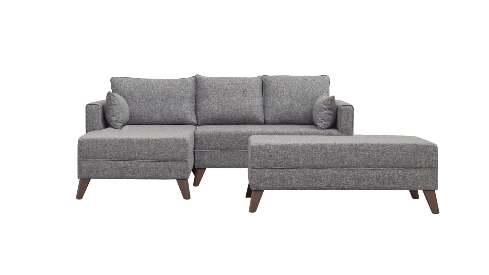 Bella Corner Sofa Left 2 - Grey