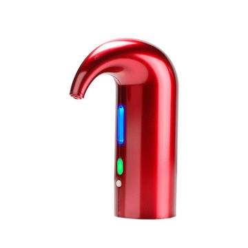 Multi-Smart Portable Electric Wine Aerator Dispenser USB Chargeable - Red