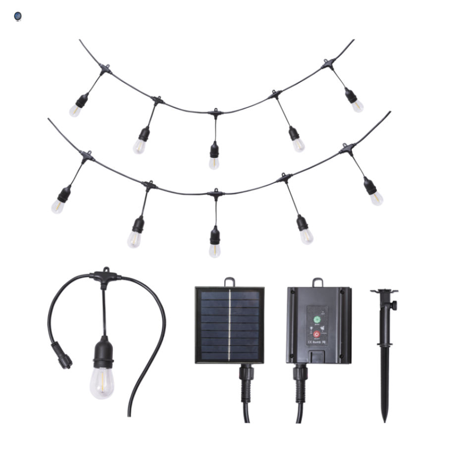 Solar Outdoor String Lights