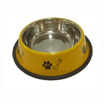 REGULAR NON SKID BOWL-COLOUR/PRINT 32oz - only available in yellow colour