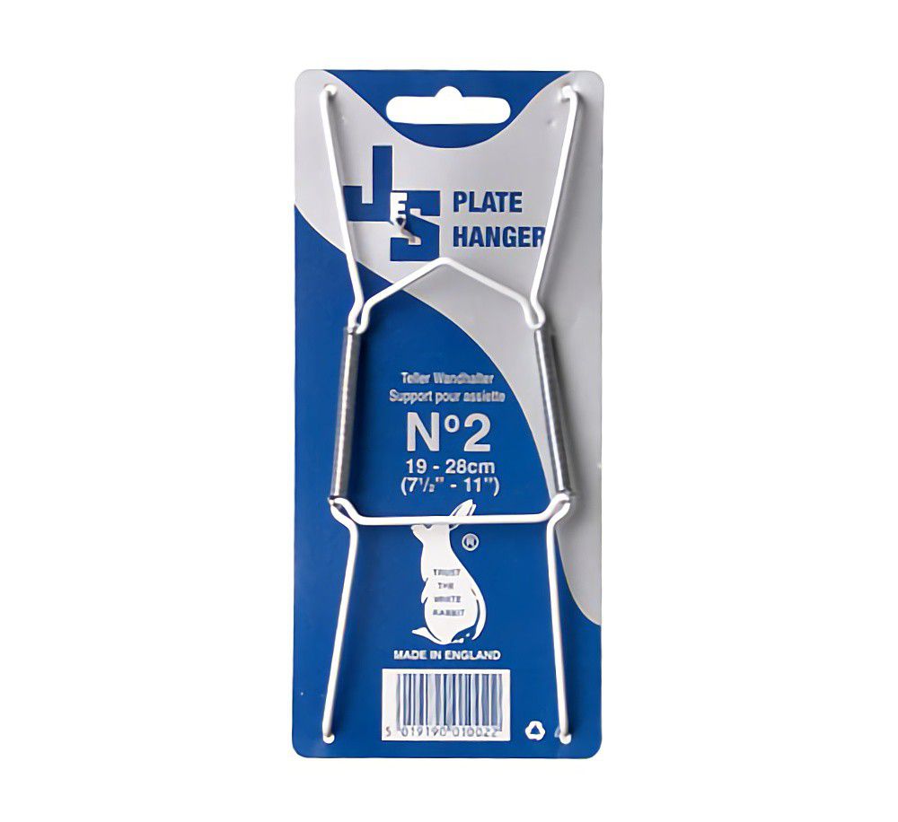 Plate-Hanger Plastic Coated. Size-2 For 19-28cm Plates - 12 Pack