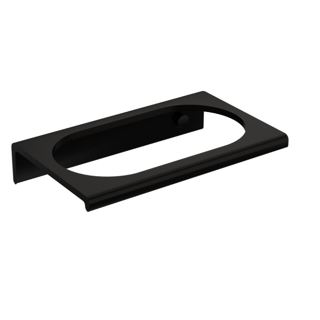 AURA MATT BLACK - TOWEL RING