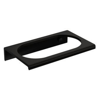 AURA MATT BLACK - TOWEL RING