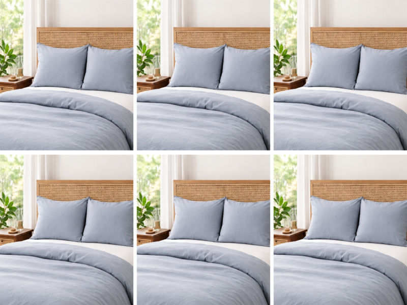 Hotel Collection - Ultra Soft, Breathable Oxford Pillow Cover Set - (06 Sets) - King - Optical White