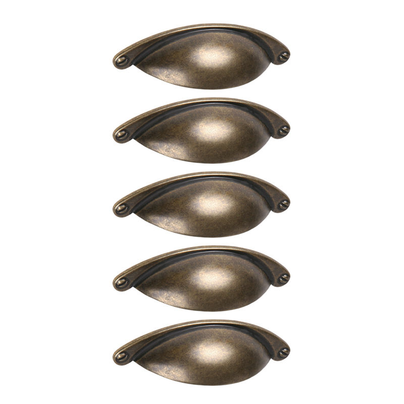 ROCO Cupboard Buttercup Handle Antique Brass 64mm ( 5 Pack )