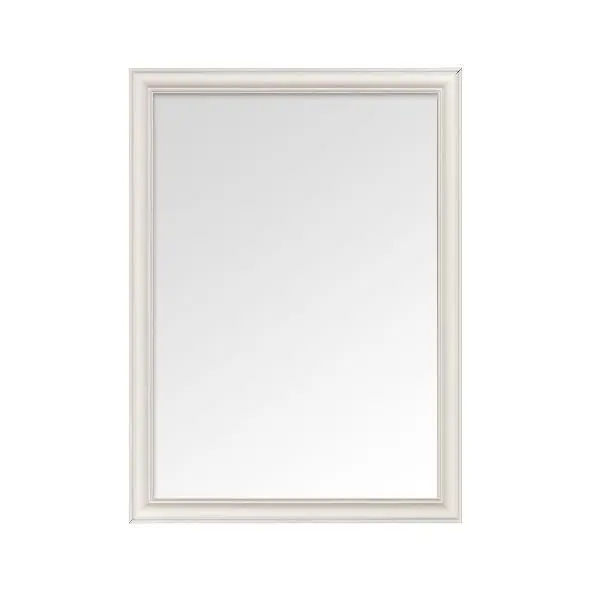Woodly Mirror, White, 600mm x 400mm