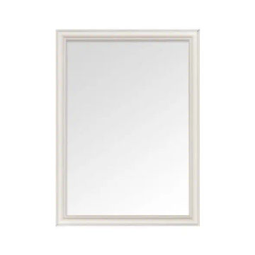 Woodly Mirror, White, 600mm x 400mm