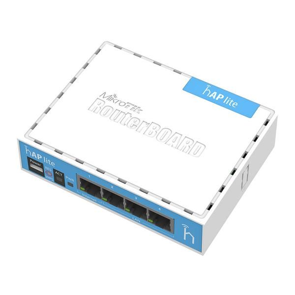 Mikrotik Hap Lite 2.4Ghz 1.5Dbi 4-Port Ethernet Wifi Router Rb941-2Nd