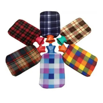 Hot Water Bottle with Fleece Cover