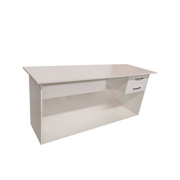 London 2 Drawer Desk 150cm - White