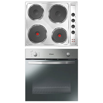 Candy 60cm Solid Hob & Static Oven Cooking Combo