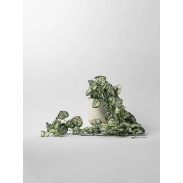 Faux Potted Golden Pothos in Ceramic Pot – Artificial Indoor Plant 71cm