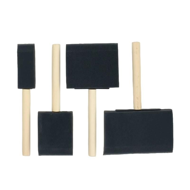 Paint Brush Sponge 4Pce Set 25,50,75,100mm - 2 Pack