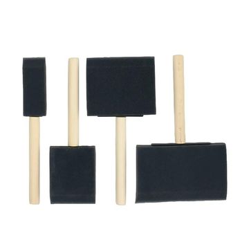 Paint Brush Sponge 4Pce Set 25,50,75,100mm - 2 Pack