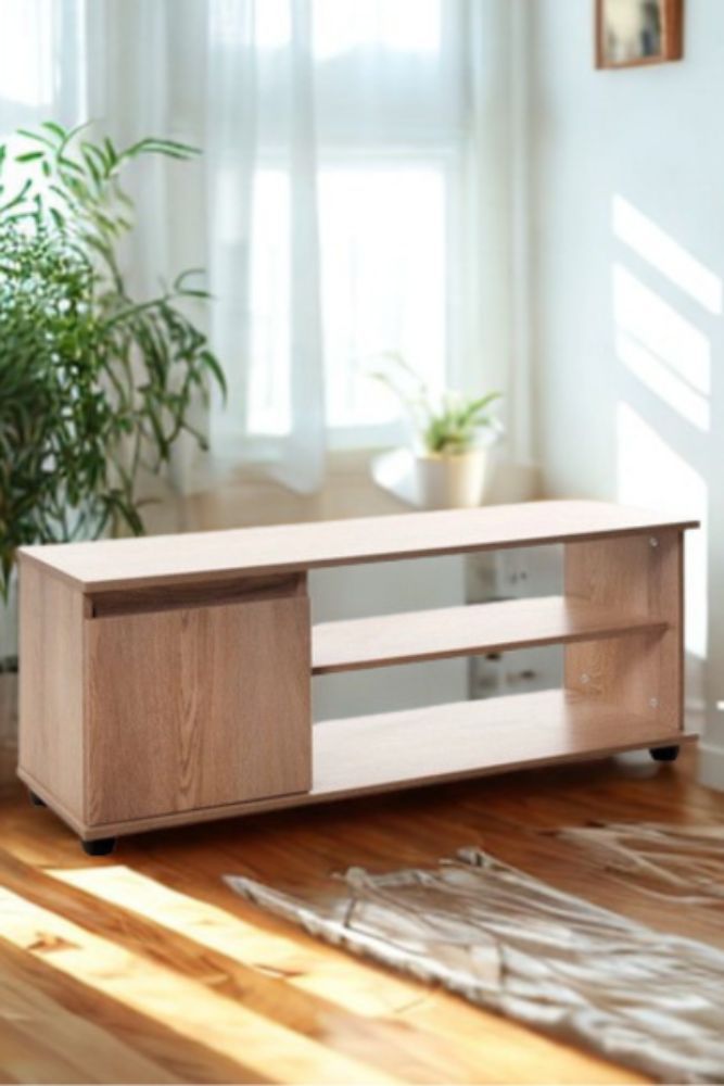 Modern MDF TV Stand 120 36 43 cm – Low Profile Entertainment & Media Cabinet