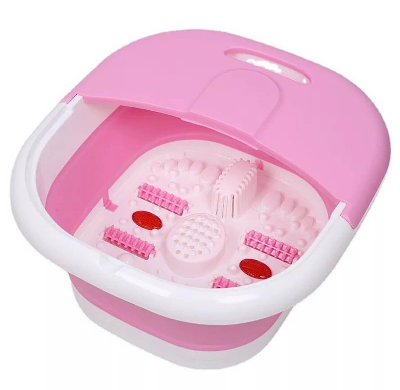 Foldable Foot Spa Tub Basin - Pink
