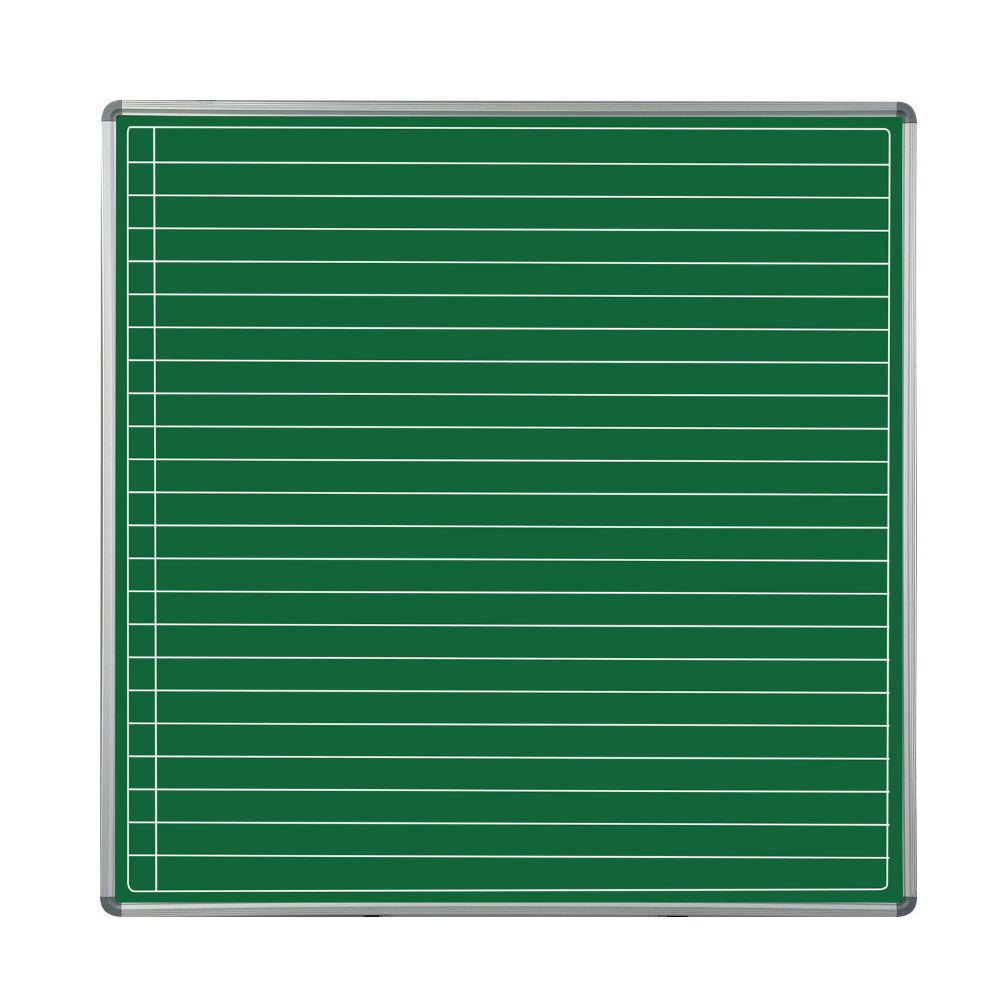 Educational Board Non-Magnetic Chalkboard (1220*1210 - Squares and Lines - Swing Leaf - Option B)