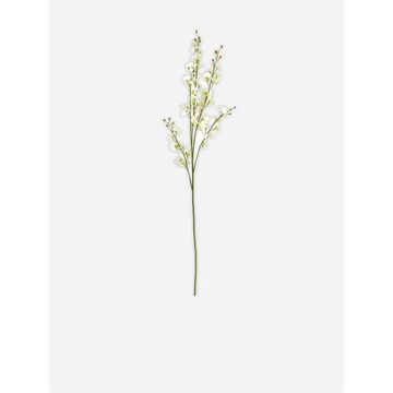 Stem Oncidium Flowers White 91cm – Faux Orchid Floral Stem