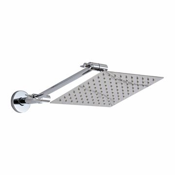 Angle adjustable showerhead kit 8"S Chrome A8SC