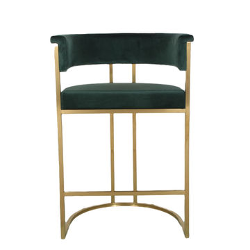 JOST BAR STOOL ORIGINAL STEEL GOLD SPRAY-BC-184