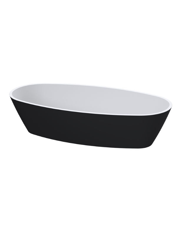 Home And Beyond Cheval Basin Black Solid Surface 530*270*130mm