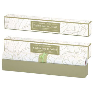Scented Drawer Liners English Pear & Orchid pack of 2