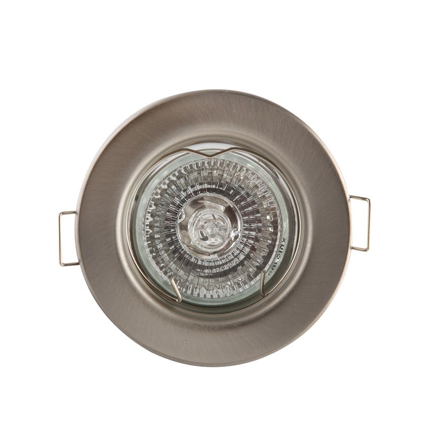 Straight Round Down Light 50W Dia 12V S/Chrome (Pp)
