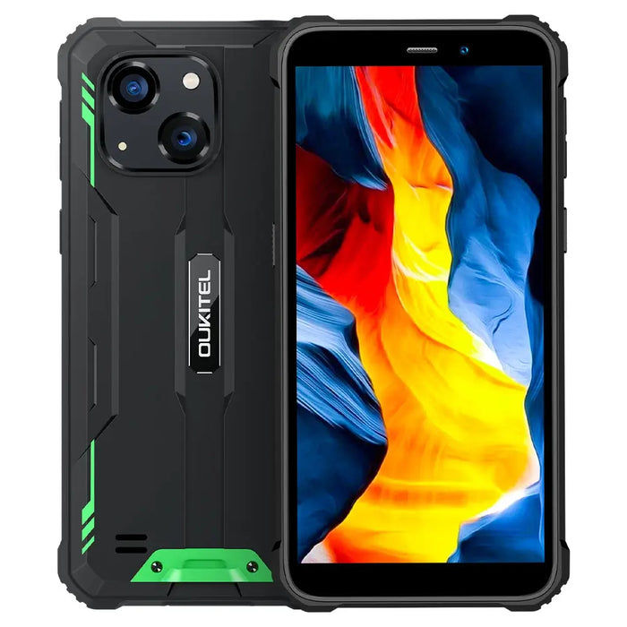 Oukitel WP32 4G IP68 Rugged Smartphone 12GB RAM 128GB ROM 5800mAh Battery NFC GREEN
