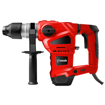 Casals Drill Rotary Hammer With Auxiliary Handle Plastic Red 3 Function 1