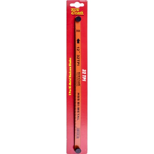 2Pc Hacksaw Blade Bi-Metal 32Tx300 Hanging Card