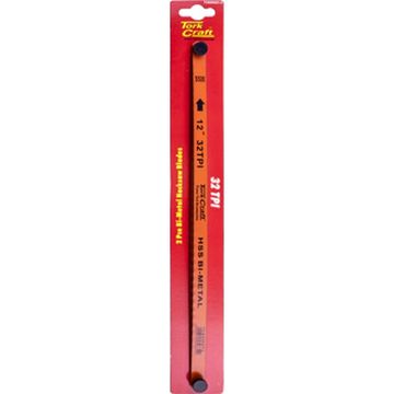 2Pc Hacksaw Blade Bi-Metal 32Tx300 Hanging Card