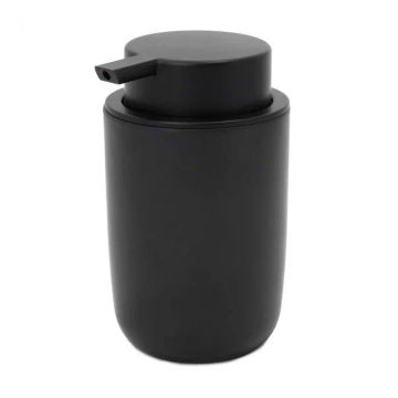 Woodly Soap Dispenser, Black, Plastic