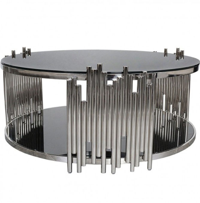 Royal Coffee Table -Silver/Black