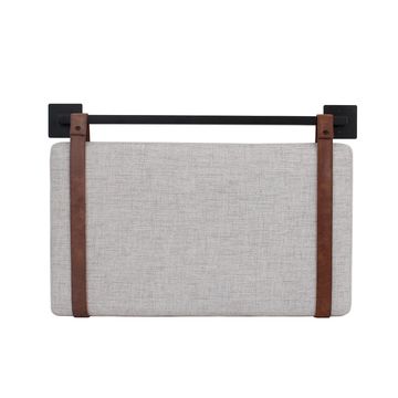 Ingrid headboard grey single