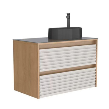 Cozimax Osaka Wooden Bathroom Vanity With Petra Basin