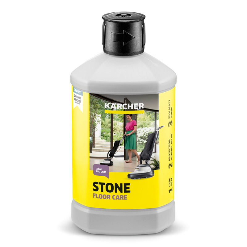 Karcher RM 532 Stone Floor Cleaner Detergent 1L (Floor Polisher FP 303 Compatible)