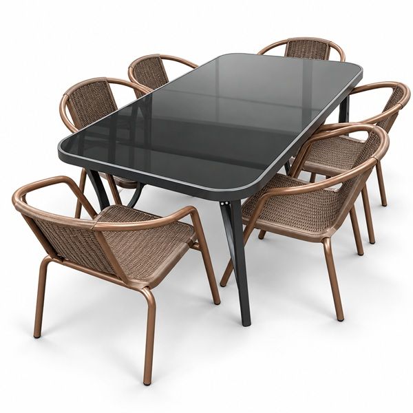 Prestige Home - Cedar 6 Seater Patio Dining Set