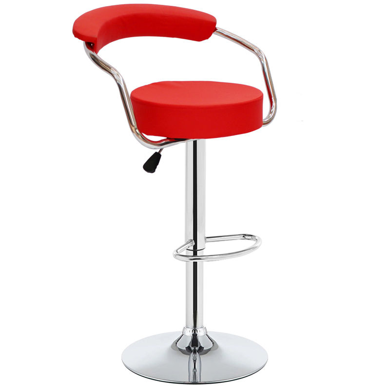 GOF Furniture - Succulent Bar Stool PU Leather, Red