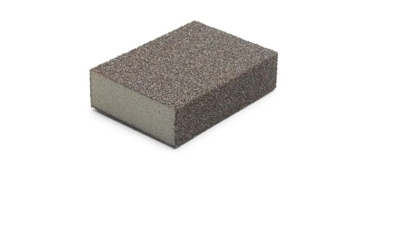 Foam Abrasive Sanding Block, 4-Sided, Medium (4 pack) BY WOODLY