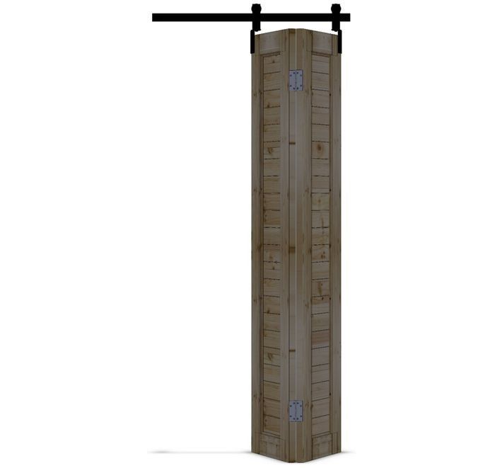 Bi-Fold Barn Door With Folding Mechanism: Elegant Space-Saving Solution