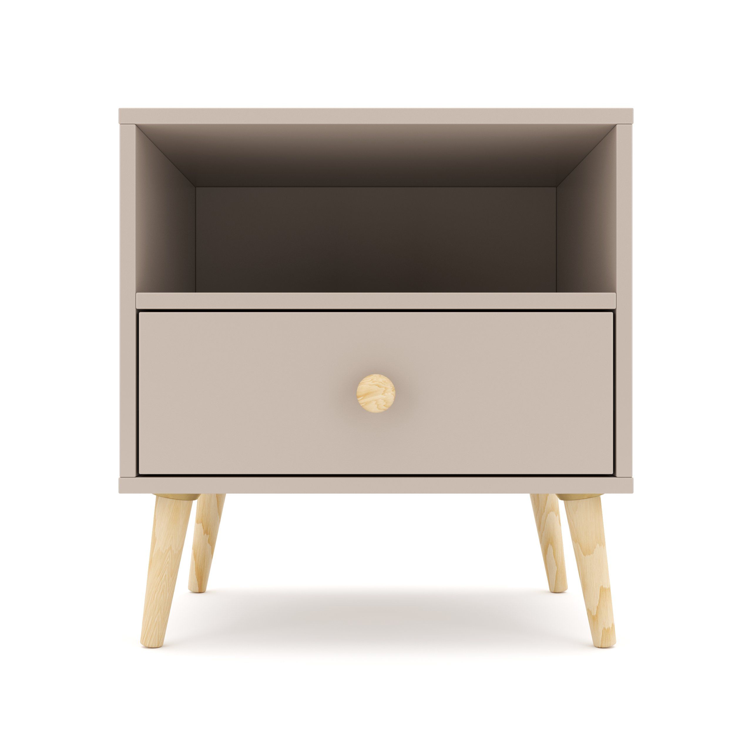 BAM! Impression One Drawer Bedside Table - Congo