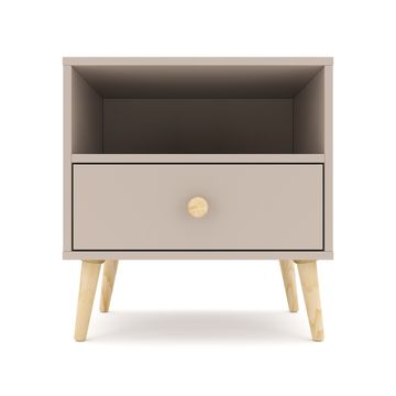 BAM! Impression One Drawer Bedside Table - Congo