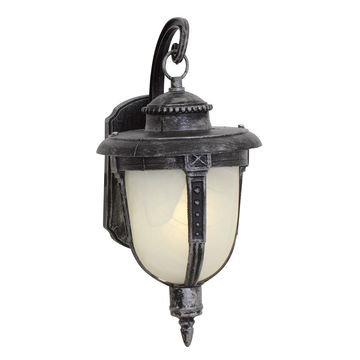 Eurolux - Lantern - Alabaster - Down Facing - Black/Silver - 2 Pack