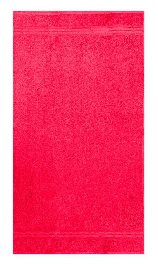 Bunty's Plush 450GSM 90x150cms Bath Sheets - Tomato(1pc Pack)