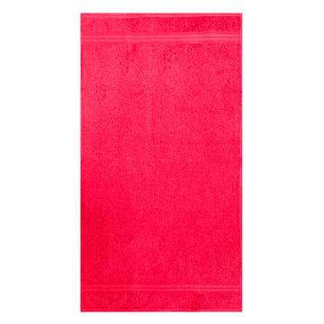 Bunty's Plush 450GSM 90x150cms Bath Sheets - Tomato(1pc Pack)