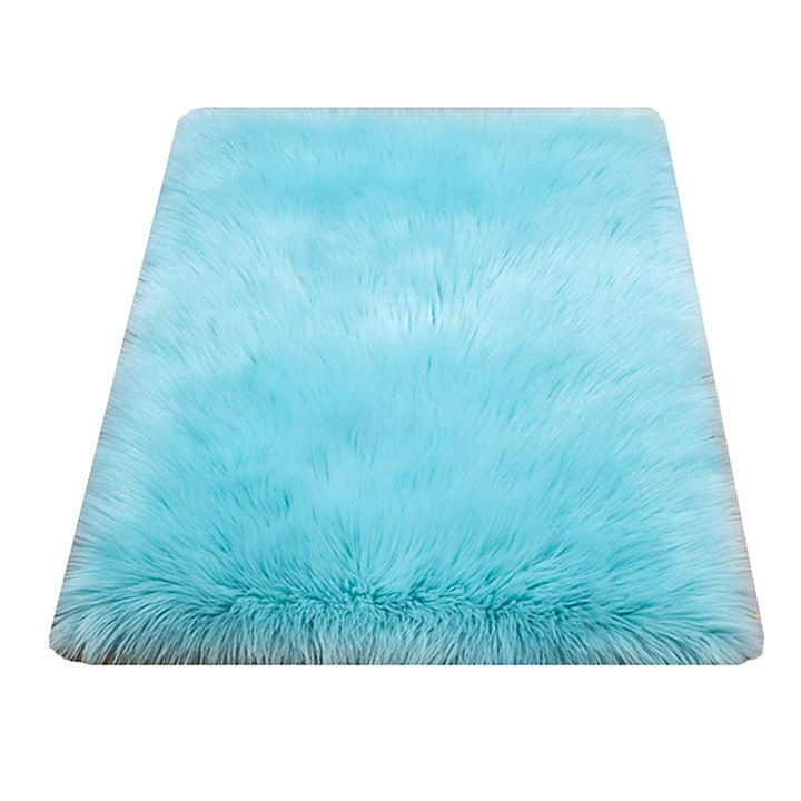 Faux Fur Rug (1.20m x 1.80m) - Turquoise